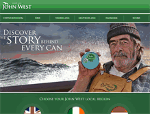 Tablet Screenshot of john-west.com